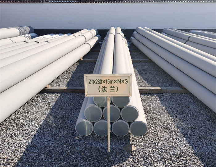 河东230×15米×N×G钢筋混凝土电线杆